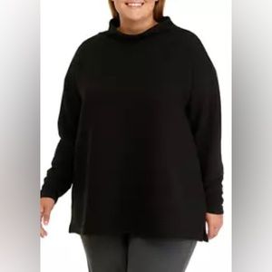 Wonderly Mock Neck Slouchy Sweater